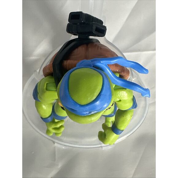 TMNT Leonardo Making Of A Ninja Target Figure Glow Turtle Loose No Swords 4” - Picture 4 of 7